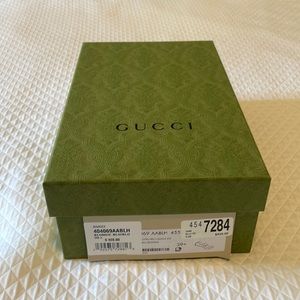 Gucci loafer box